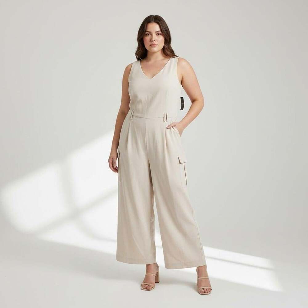 Women's White Jumpsuit